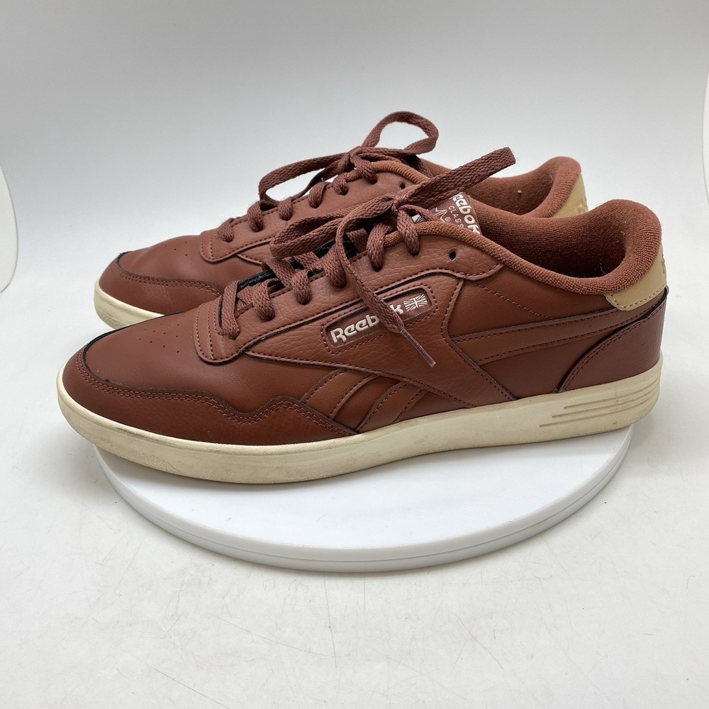 Reebok Sneakers Classic Leather Mens 11 Brown Leather Athletic Shoes 1Y3501 - Picture 3 of 10